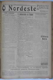 Página do jornal O Nordeste de abril de 1935