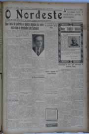 Página do jornal O Nordeste de abril de 1935