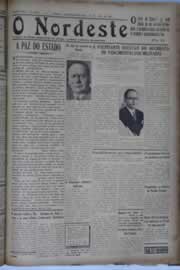 Página do jornal O Nordeste de abril de 1935