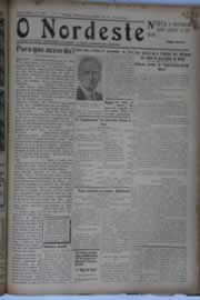 Página do jornal O Nordeste de abril de 1935
