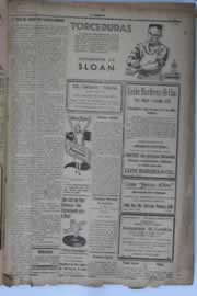 Página do jornal O Nordeste de julho de 1935