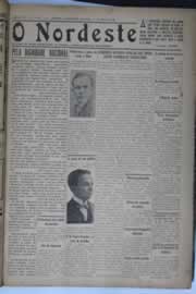 Página do jornal O Nordeste de julho de 1935