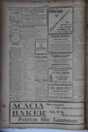 Página do jornal O Nordeste de agosto de 1935