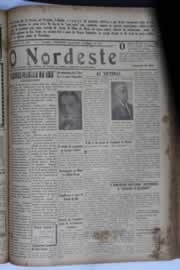 Página do jornal O Nordeste de agosto de 1935