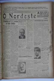 Página do jornal O Nordeste de agosto de 1935