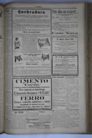 Página do jornal O Nordeste de fevereiro de 1936