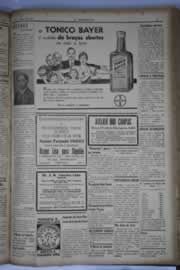 Página do jornal O Nordeste de março de 1936
