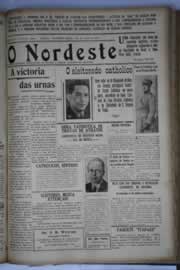 Página do jornal O Nordeste de março de 1936