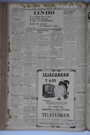 Página do jornal O Nordeste de abril de 1936