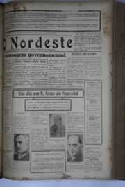 Página do jornal O Nordeste de julho de 1936