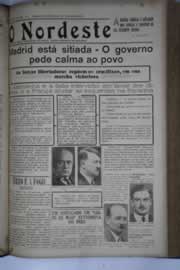 Página do jornal O Nordeste de julho de 1936