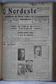 Página do jornal O Nordeste de agosto de 1936
