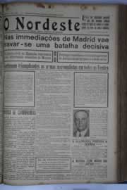Página do jornal O Nordeste de setembro de 1936