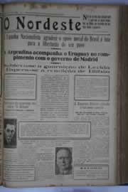 Página do jornal O Nordeste de setembro de 1936