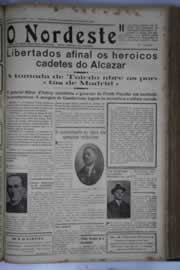Página do jornal O Nordeste de setembro de 1936