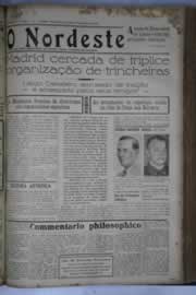 Página do jornal O Nordeste de setembro de 1936