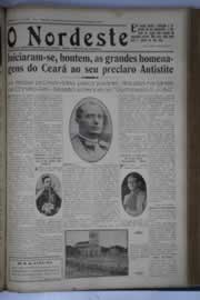 Página do jornal O Nordeste de outubro de 1936