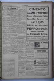 Página do jornal O Nordeste de janeiro de 1937