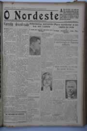 Página do jornal O Nordeste de janeiro de 1937