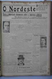 Página do jornal O Nordeste de janeiro de 1937