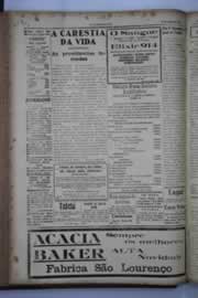 Página do jornal O Nordeste de janeiro de 1937