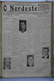 Página do jornal O Nordeste de fevereiro de 1937