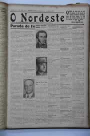 Página do jornal O Nordeste de abril de 1937