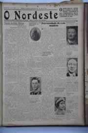 Página do jornal O Nordeste de maio de 1937