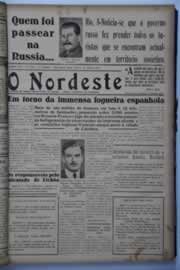Página do jornal O Nordeste de julho de 1937