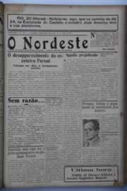 Página do jornal O Nordeste de julho de 1937