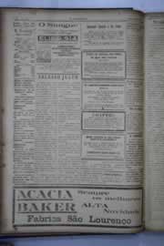 Página do jornal O Nordeste de agosto de 1937