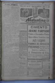 Página do jornal O Nordeste de agosto de 1937