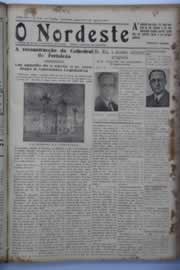 Página do jornal O Nordeste de agosto de 1937