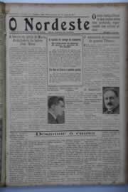 Página do jornal O Nordeste de agosto de 1937