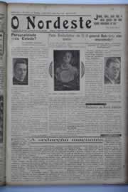 Página do jornal O Nordeste de agosto de 1937