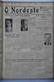 Página do jornal O Nordeste de agosto de 1937