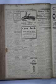 Página do jornal O Nordeste de agosto de 1937