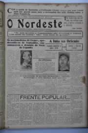 Página do jornal O Nordeste de agosto de 1937