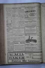 Página do jornal O Nordeste de agosto de 1937