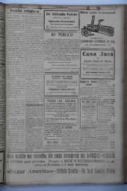 Página do jornal O Nordeste de agosto de 1937