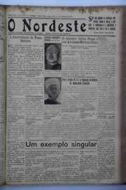 Página do jornal O Nordeste de setembro de 1937
