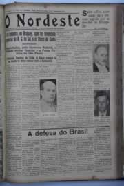Página do jornal O Nordeste de outubro de 1937