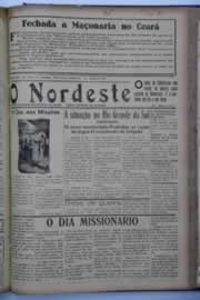 Página do jornal O Nordeste de outubro de 1937