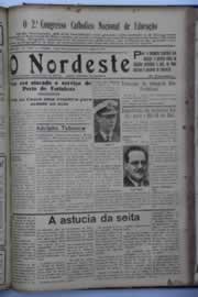 Página do jornal O Nordeste de outubro de 1937