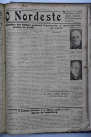 Página do jornal O Nordeste de novembro de 1937