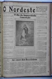 Página do jornal O Nordeste de dezembro de 1937