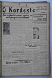 Página do jornal O Nordeste de janeiro de 1938