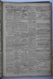 Página do jornal O Nordeste de janeiro de 1938