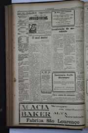 Página do jornal O Nordeste de janeiro de 1938
