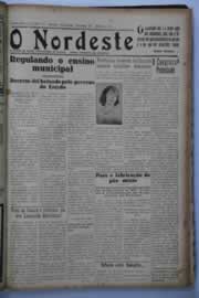 Página do jornal O Nordeste de janeiro de 1938